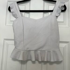 White crop top
